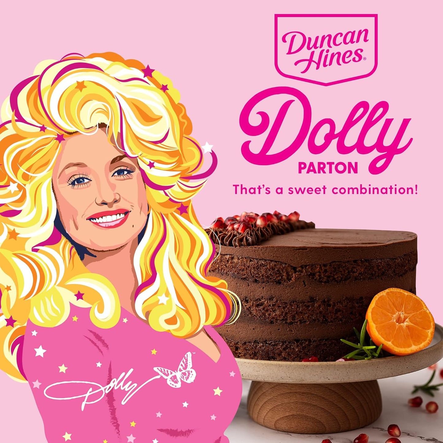 Duncan Hines Dolly Parton's Favorite Chocolate Buttercream Flavored Cake Frosting, 16 oz.