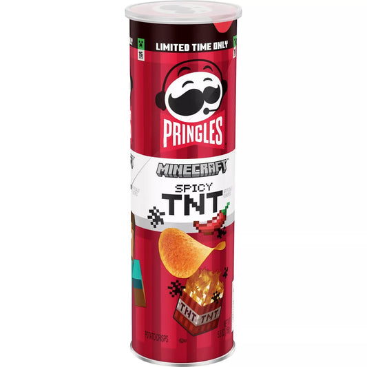 Pringles Minecraft TNT - 5.5oz - Limited Edition - Imported