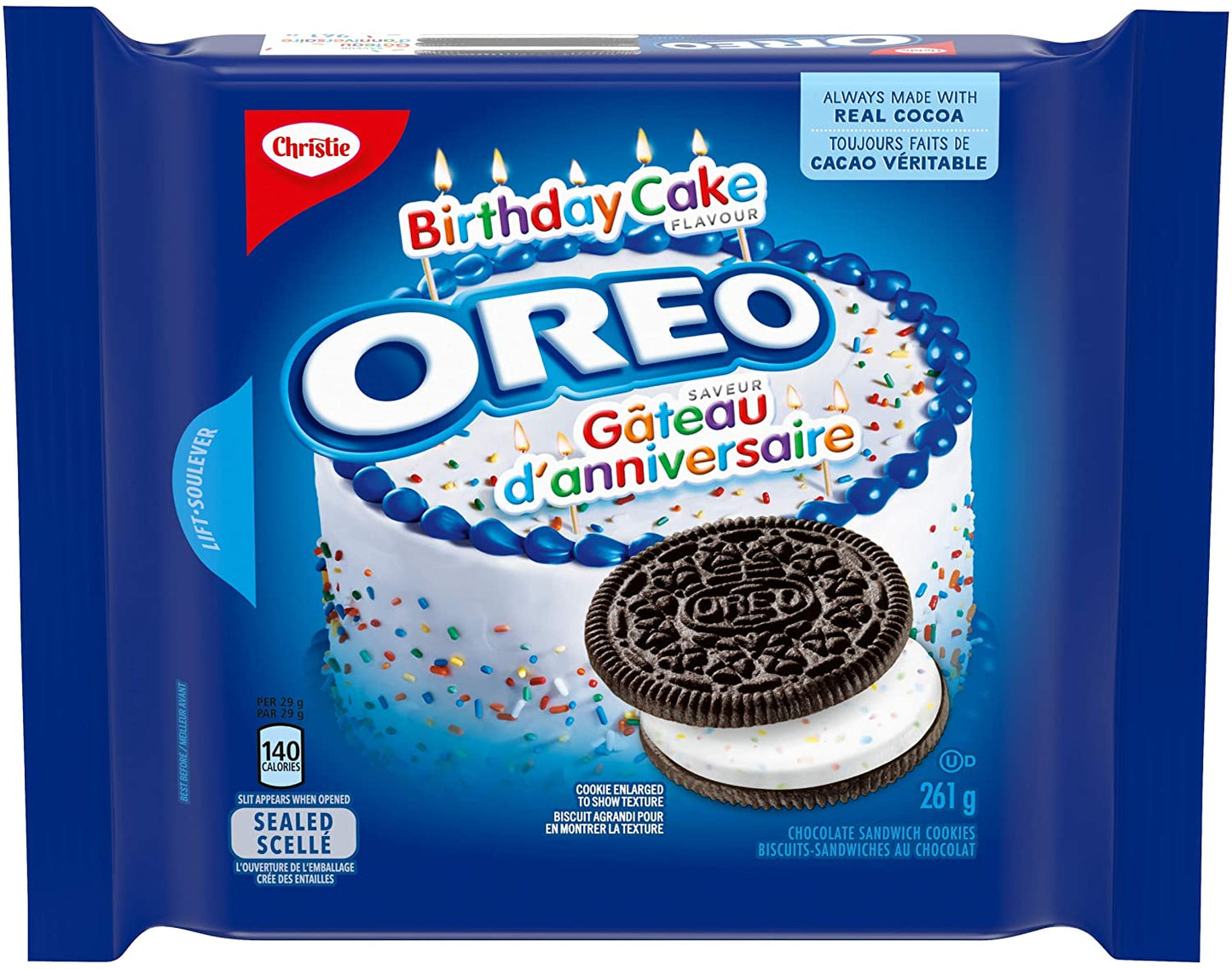 Oreo Birthday Cake Sandwich Cookies