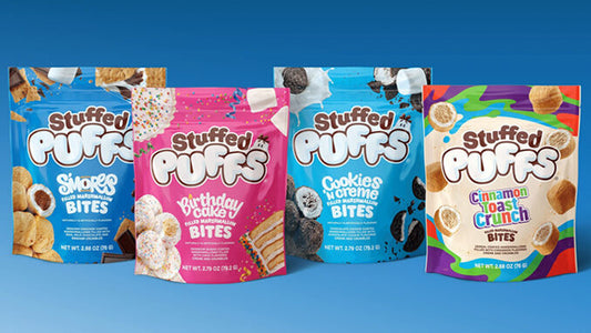 Stuﬀed Puﬀs Launches New Filled Marshmallow Bites in USA This Sept