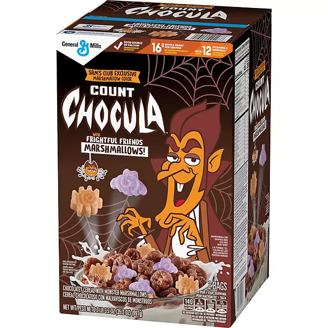 Count Chocula Monsters Marshmellow Cereal - 35.2 oz - Halloween 2024 - Limited Edition - ULTRA RARE - EXCLUSIVE TO RARE CANDY CANADA