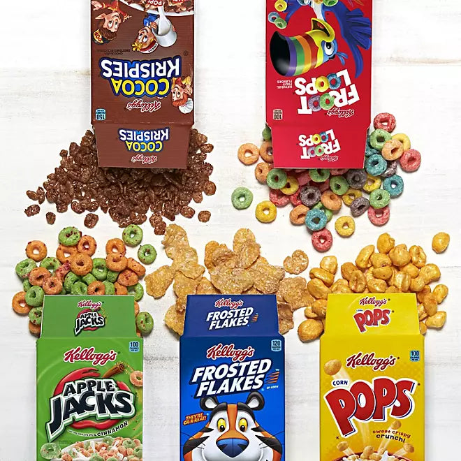 Kellogg's Assorted Cereal (26.97 oz., 25 pk.)