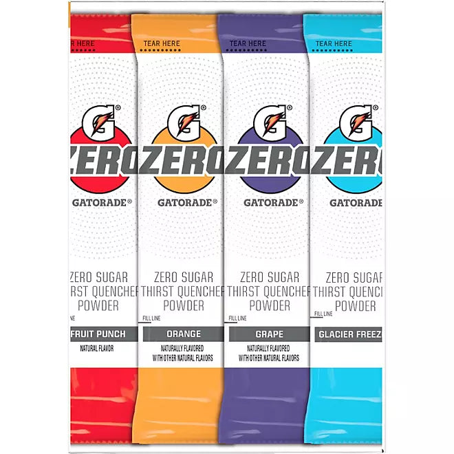 Gatorade G Zero Powder Variety Pack (40 packets) Wholesale