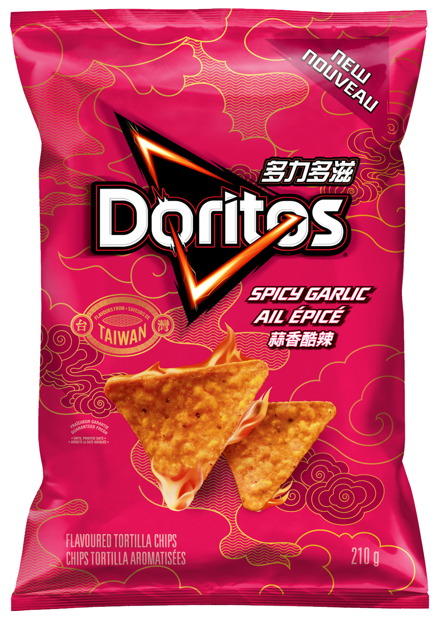 DORITOS® Spicy Garlic Flavoured Tortilla Chips - Taiwan