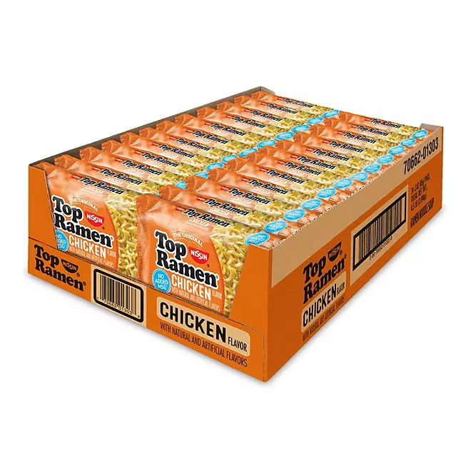 Nissin Top Ramen, Chicken Flavor (3 oz., 24 Pack )