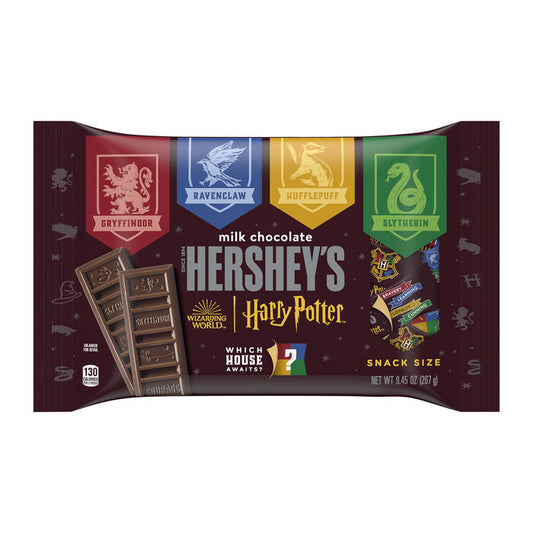 HERSHEY'S Milk Chocolate Harry Potter™ Snack Size Halloween Candy Bars, 9.45 oz