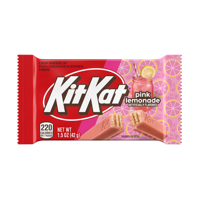 KIT KAT® Pink Lemonade , 1.5 oz - 24 Count - Wholesale Case- Limited Edition