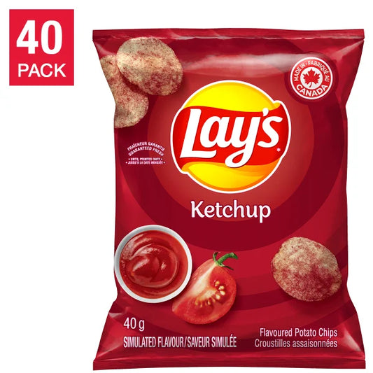 Frito Lays - Lay’s Ketchup Potato Chips 40 × 40 g - Wholesale