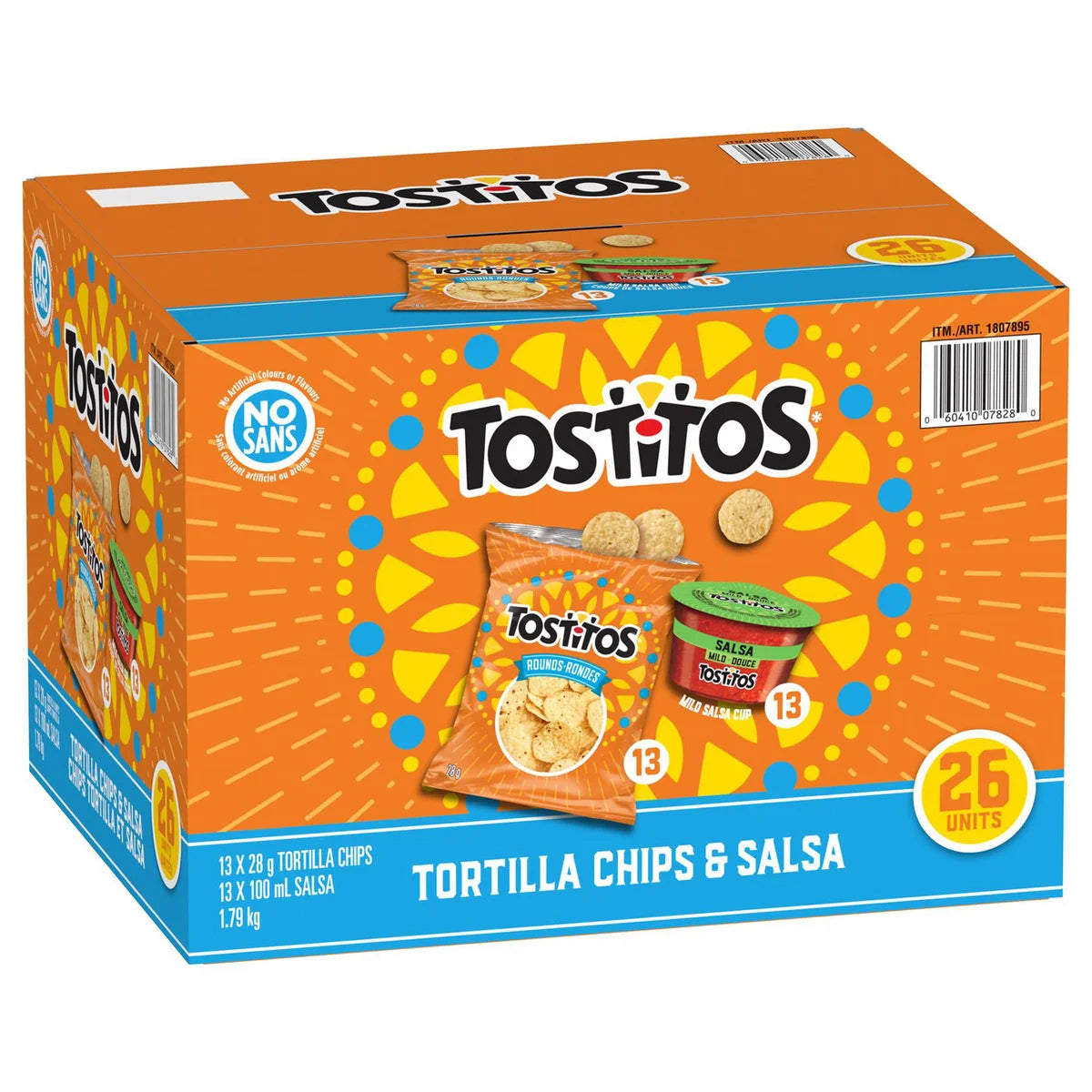 Tostitos Tortilla Chips & Salsa, 26 units, 1.79 kg