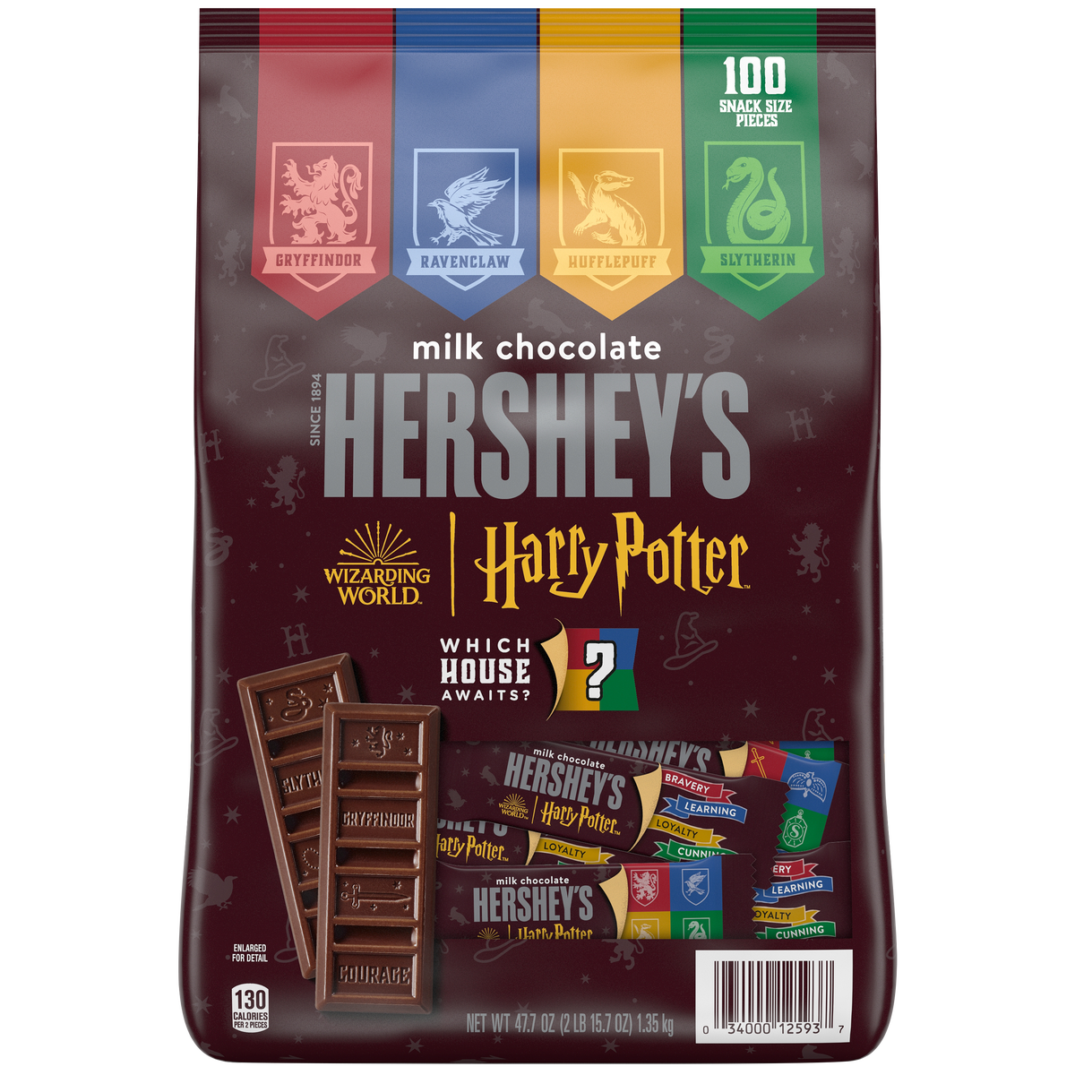 Hershey's Milk Chocolate Bar, Snack Size, 100-count - Limited Edition