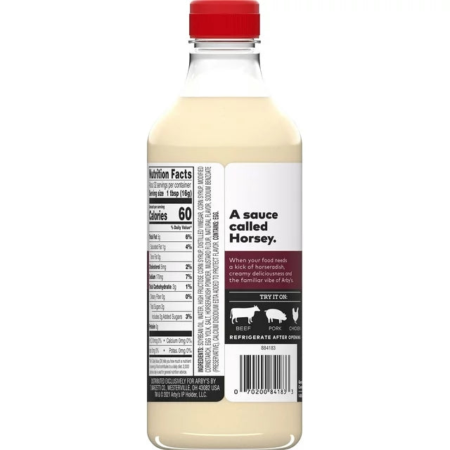 Arby's Horsey Sauce 16 fl oz