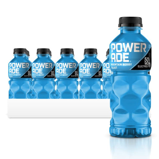 POWERADE Sports Drink Mountain Berry Blast, 20 Ounce - Case of 24