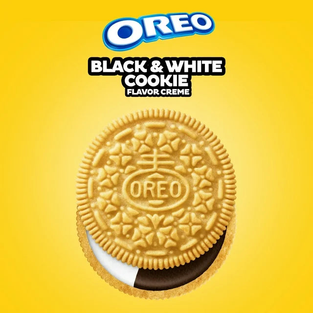 OREO Black and White Cookie Creme Sandwich Cookies, Limited Edition