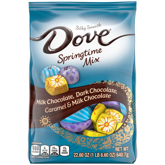 DOVE Easter Assorted Chocolate Candy Springtime Mix, 22.6 oz