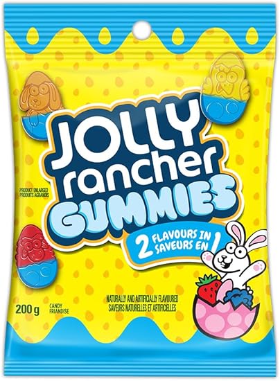 JOLLY RANCHER Gummies 2-flavours-in-1, Easter Candy