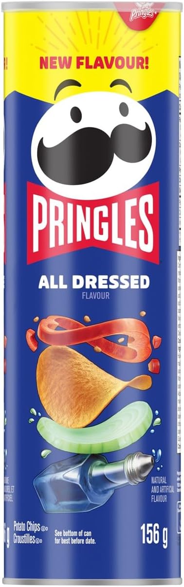 Pringles All Dressed Chips 156 g
