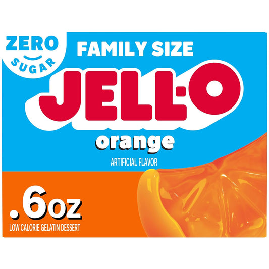 Jell-O Orange Sugar Free Gelatin Dessert Mix - Jello