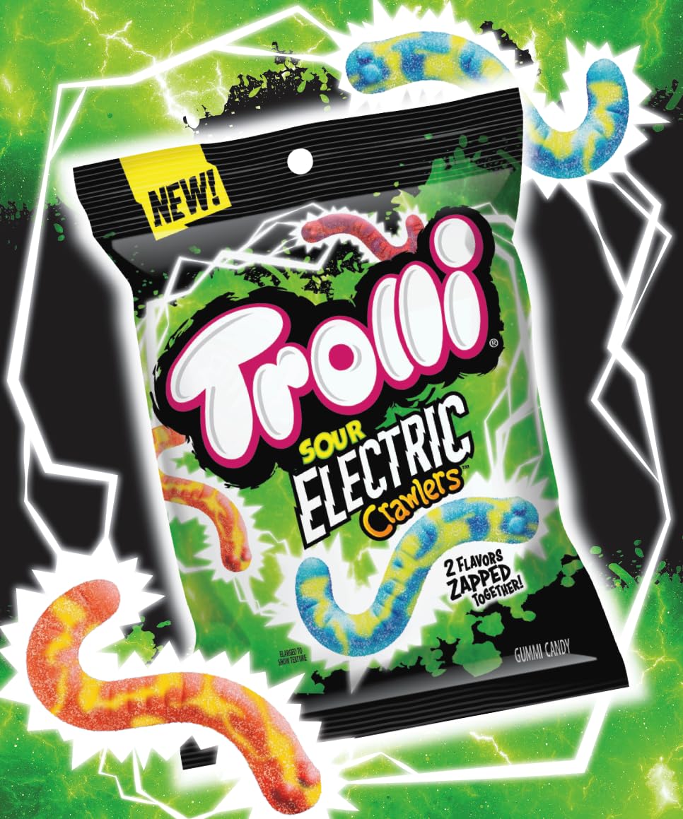 Trolli Electric Crawlers, 4.25 Ounce (Pack of 12)