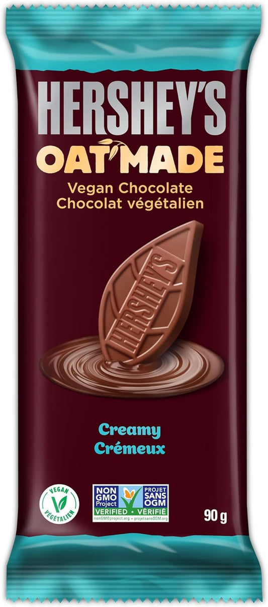 Hershey’s Oat Made Vegan Creamy Chocolate, Non-GMO, 90g
