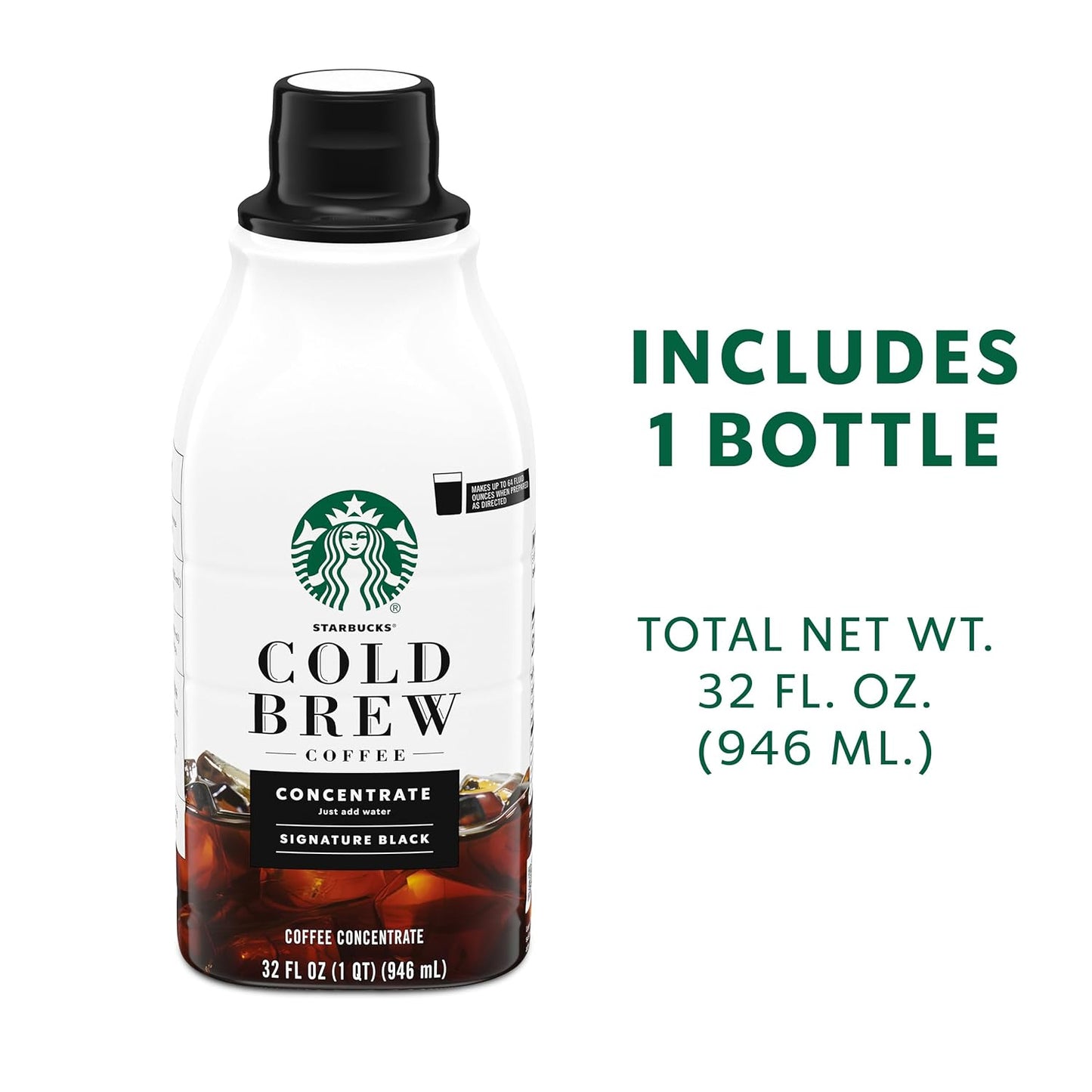 Starbucks Sweetened Black Cold Brew - 32oz