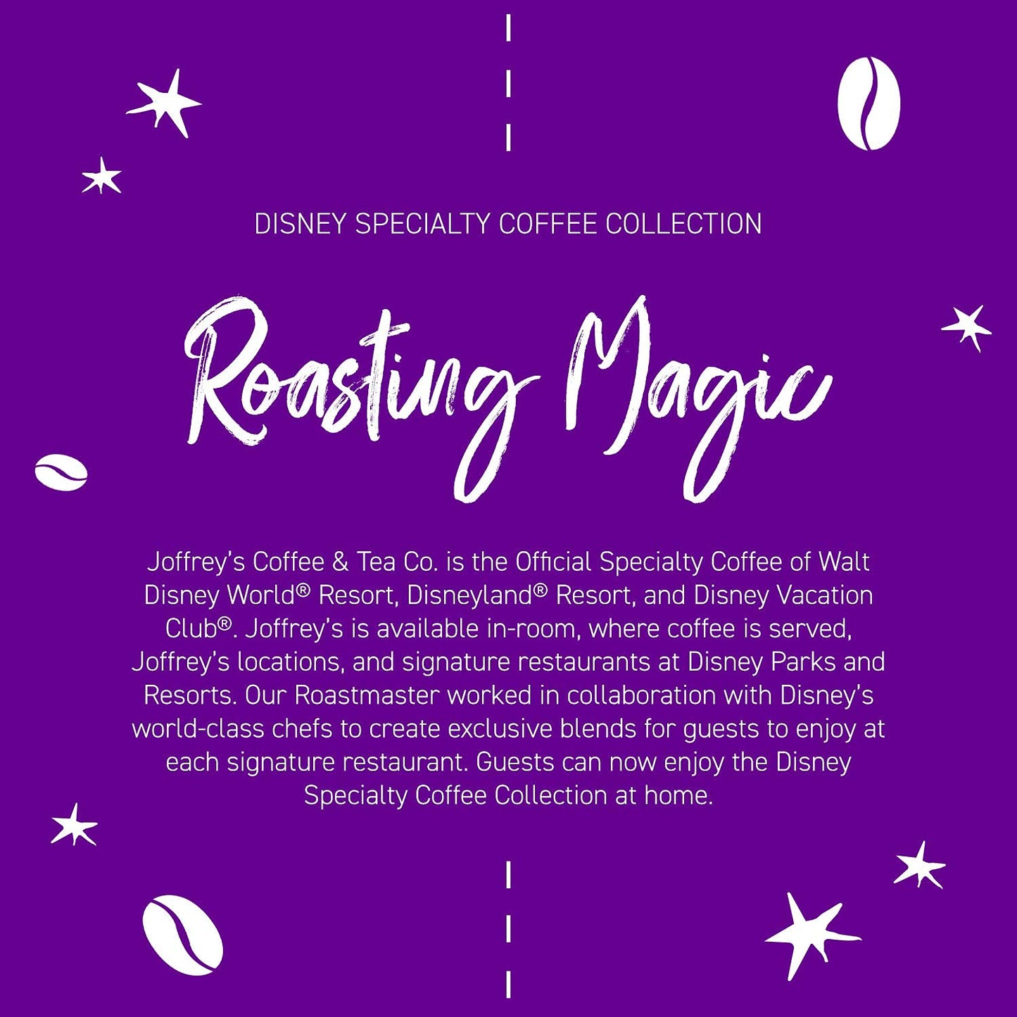 Joffrey's Coffee - Disney Mickey Mouse Classic Blend, Disney Specialty Coffee Collection, Artisan Medium Roast Coffee, Arabica Coffee Beans, Smooth & Rich Flavor, Drip Brew, Kosher (Ground, 11 oz)