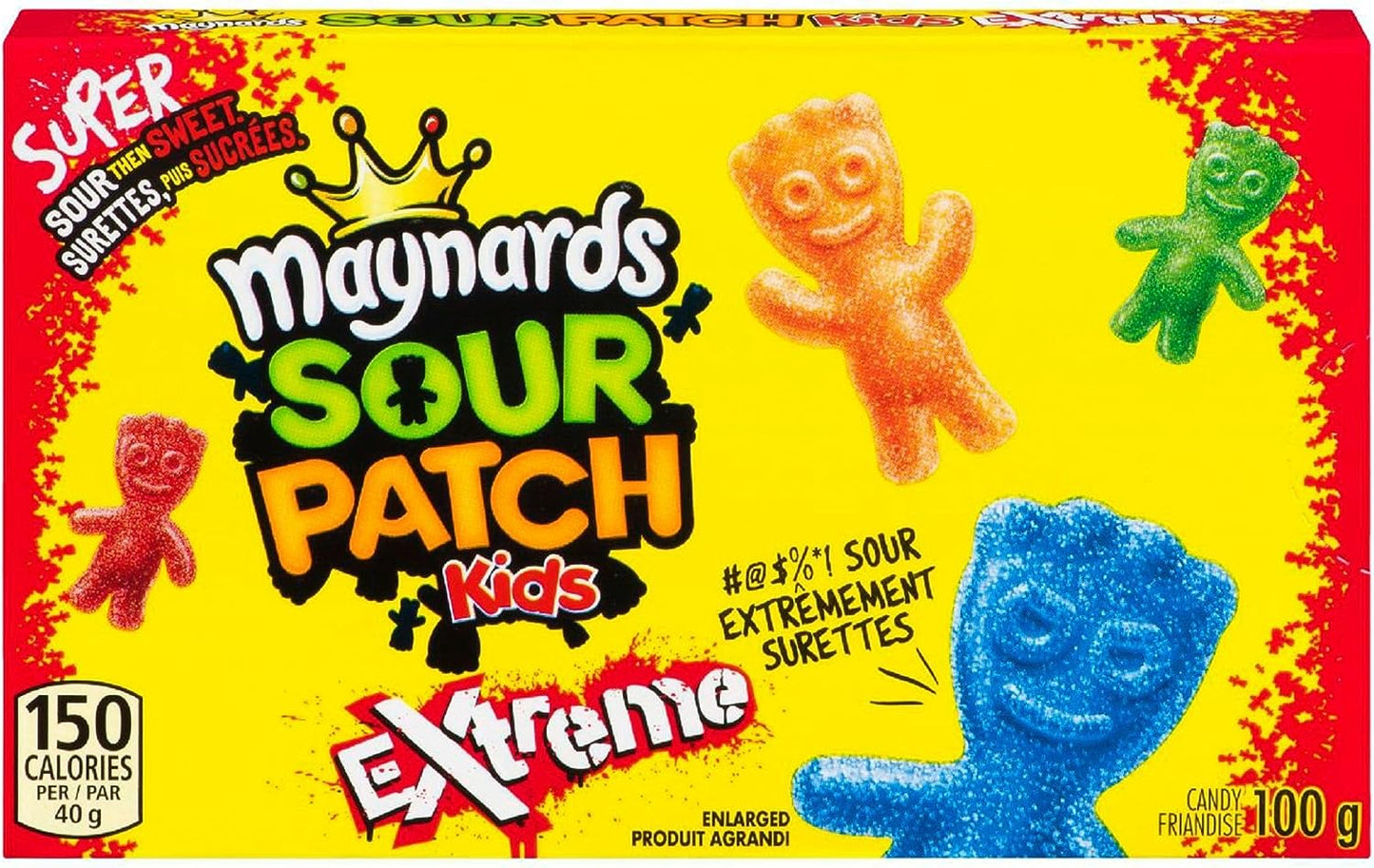 Sour Patch Kids Extreme Sour Candy - Candy Box, 100 g