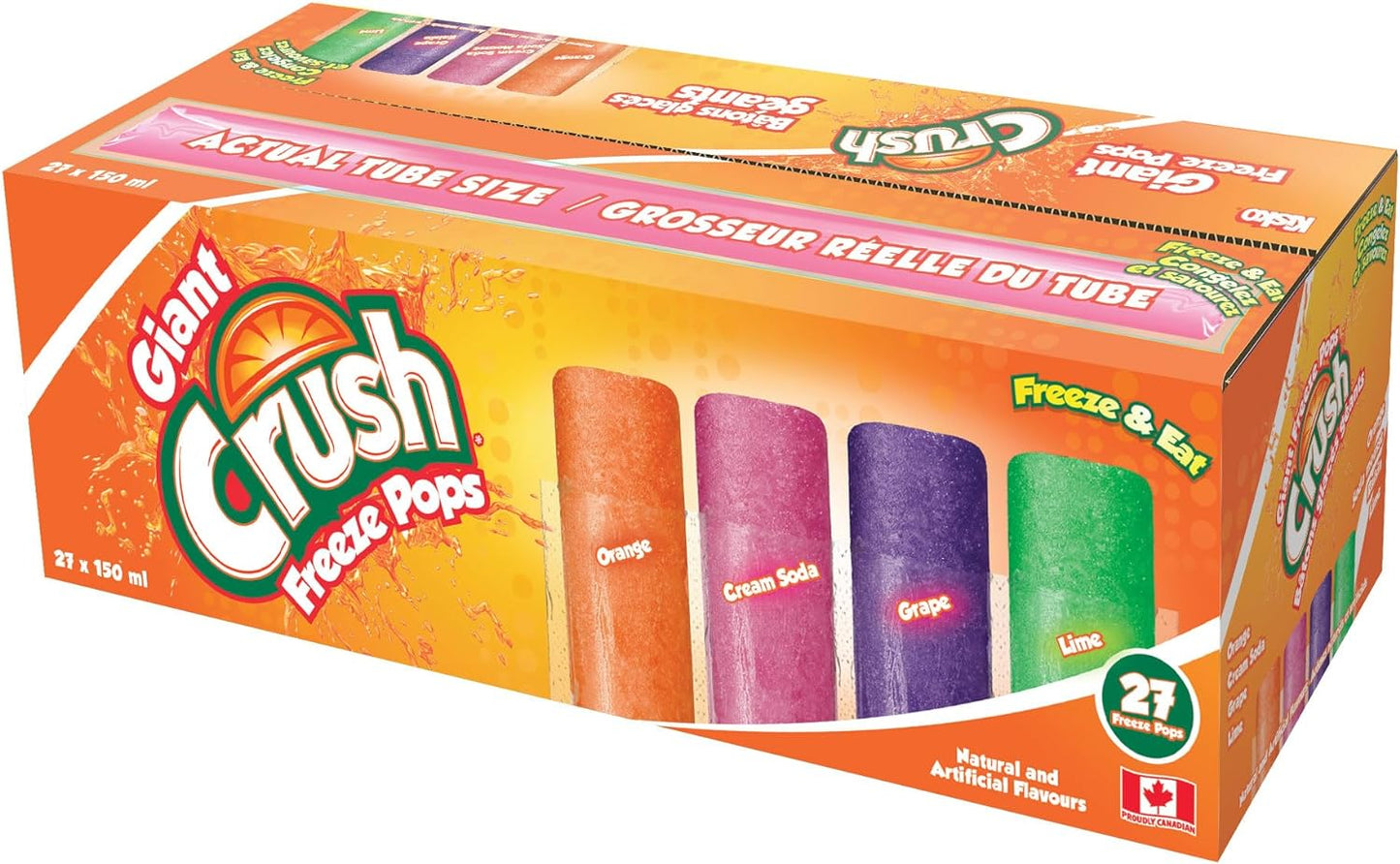 Crush Giant Freeze Pops 27 x 150ml - ULTRA RARE