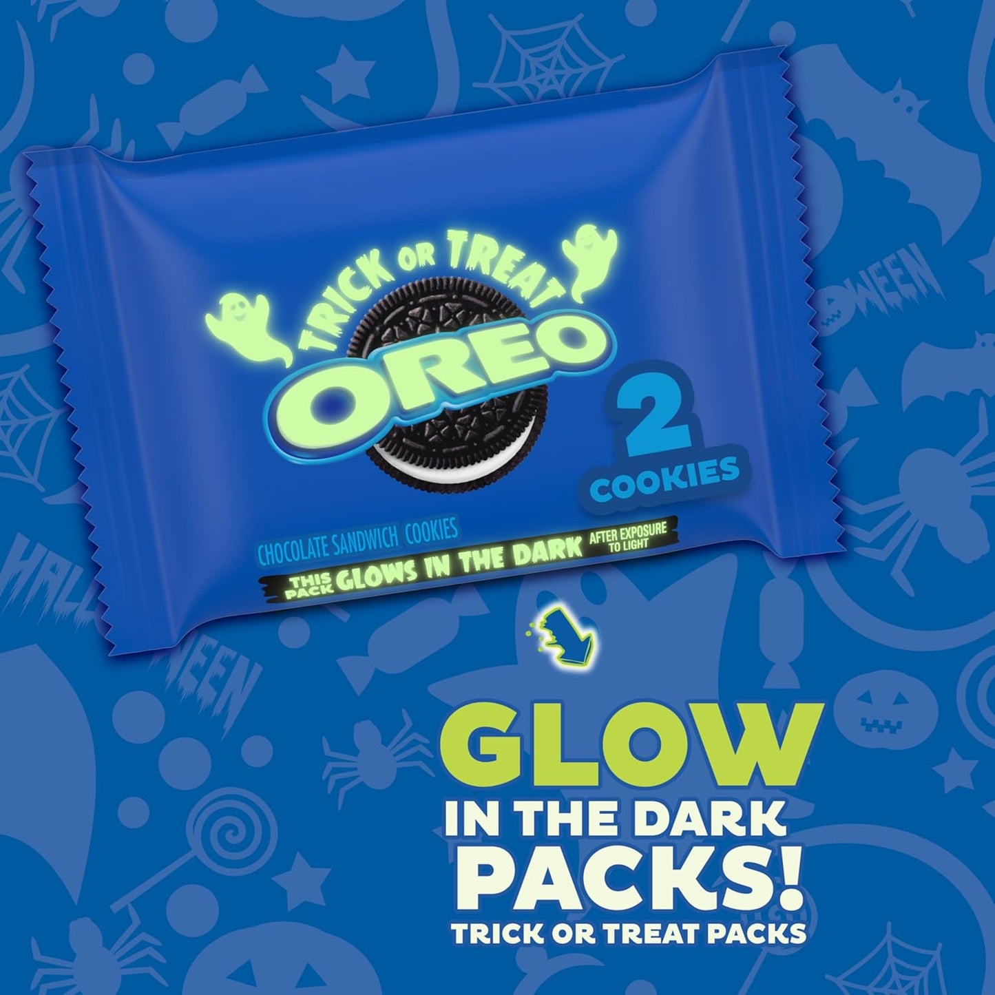 OREO GLOW Halloween Trick or Treat - 25 Snack Pack - ULTRA RARE