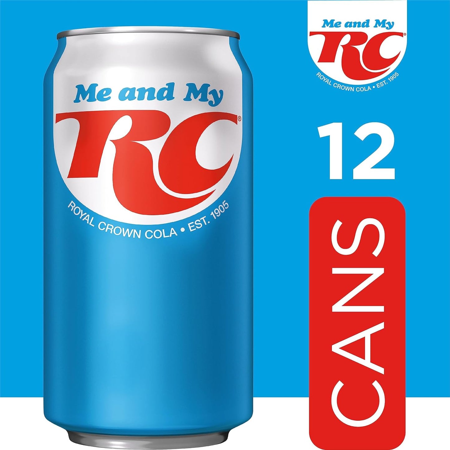 RC Cola Soda, 12 Fl Oz (Pack of 12)