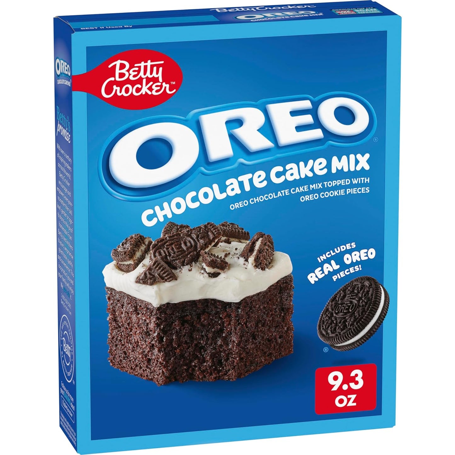 Betty Crocker OREO Chocolate Cake Mix, Chocolate Cake Baking Mix With OREO Cookie Pieces