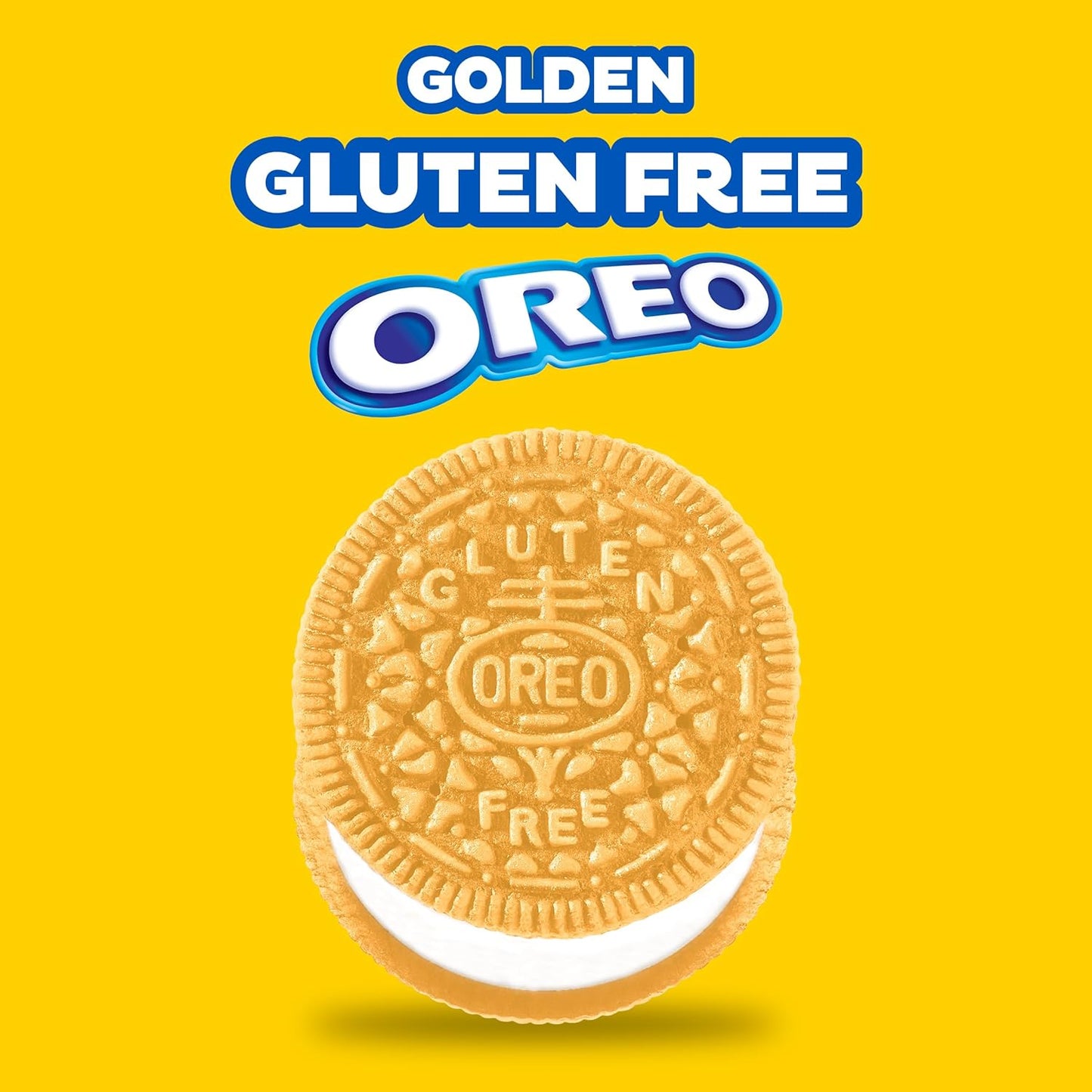 OREO Gluten Free Golden Sandwich Cookies, Gluten Free Cookies, 12-12.08 oz Packs - RARE