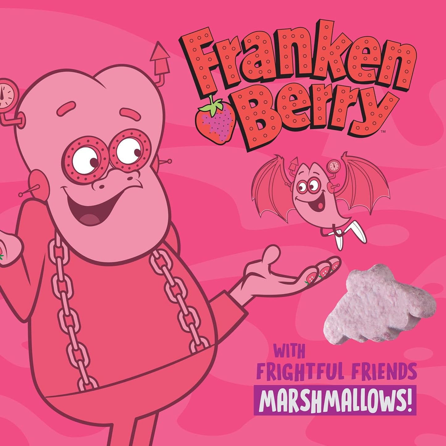 Franken Berry Cereal with Monster Marshmallows - 16 oz - Limited Edition