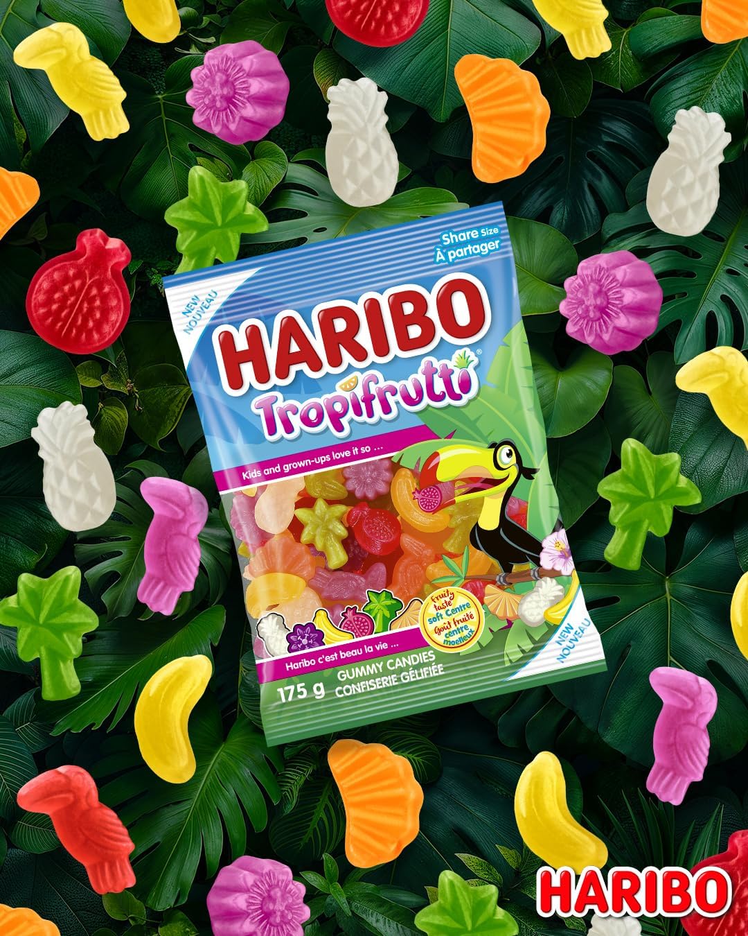 Haribo Tropifruitti - Fruity Taste, Soft Centre - RARE