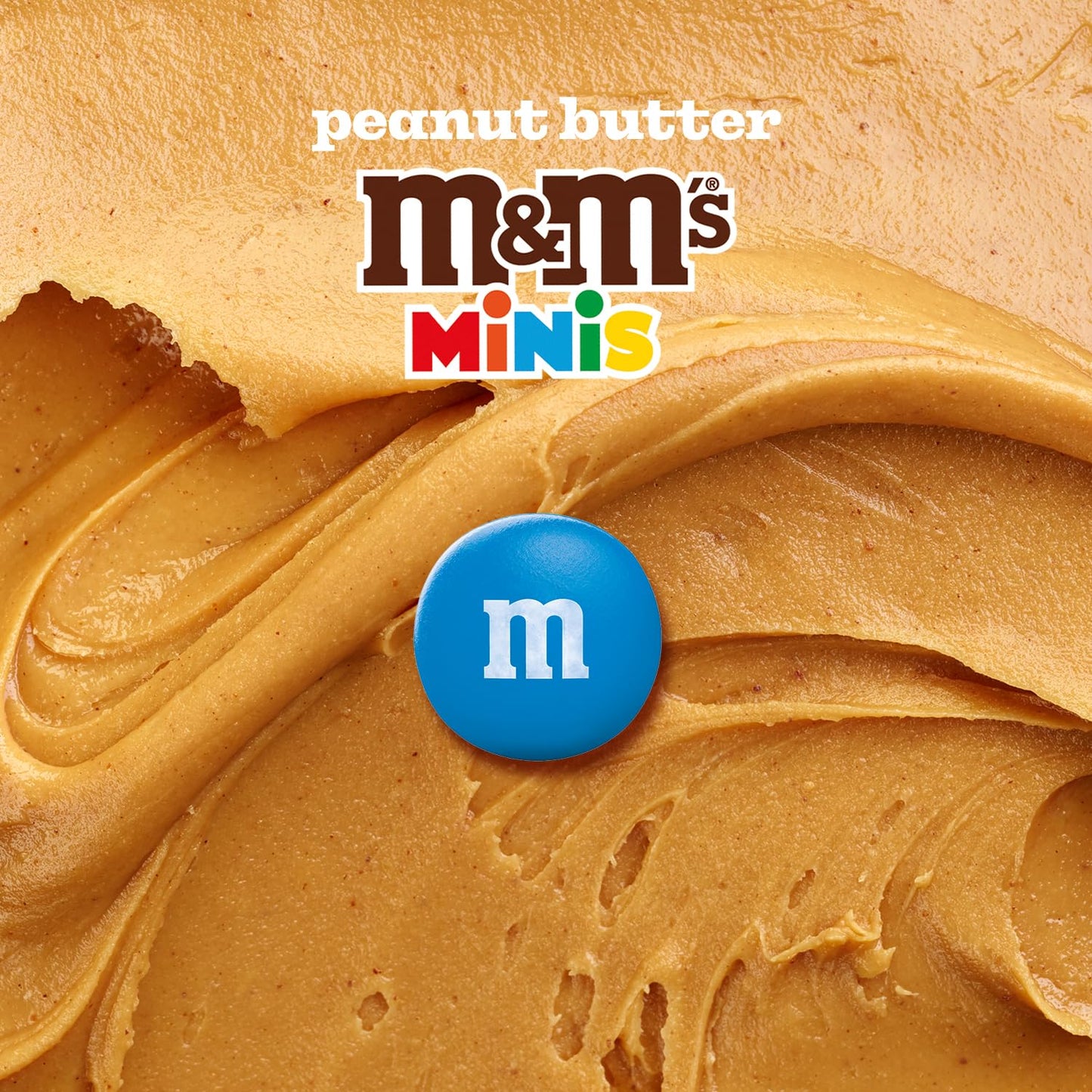 M&M'S Minis Peanut Butter Milk Chocolate Candy, Sharing Size, 8.6 Oz. Resealable Bag