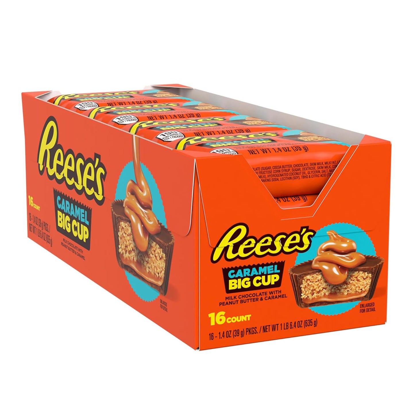 Reese's Caramel Big Cup Milk Chocolate Peanut Butter - Imported - RARE