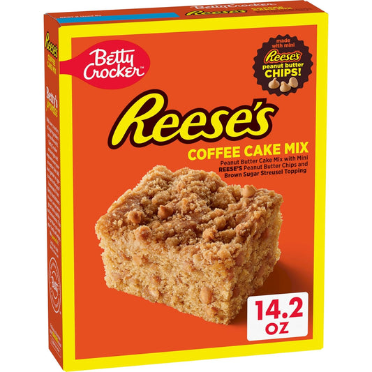 Betty Crocker REESE'S Peanut Butter Coffee Cake Mix with Brown Sugar Streusel Topping