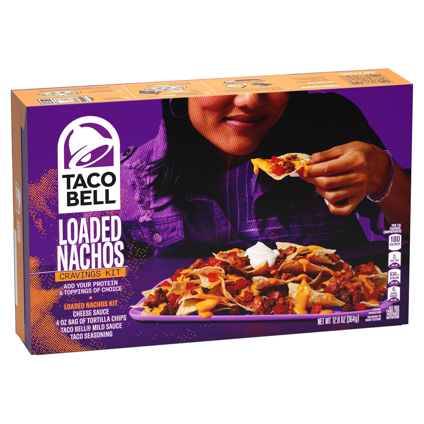 Taco Bell Nachos BellGrande Meal Kit, 12.8 oz Box