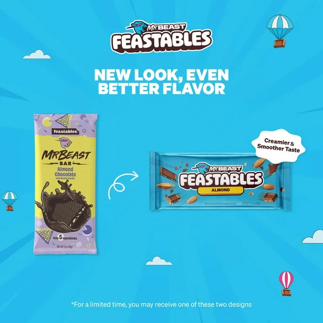 Feastables MrBeast Almond Chocolate Bar