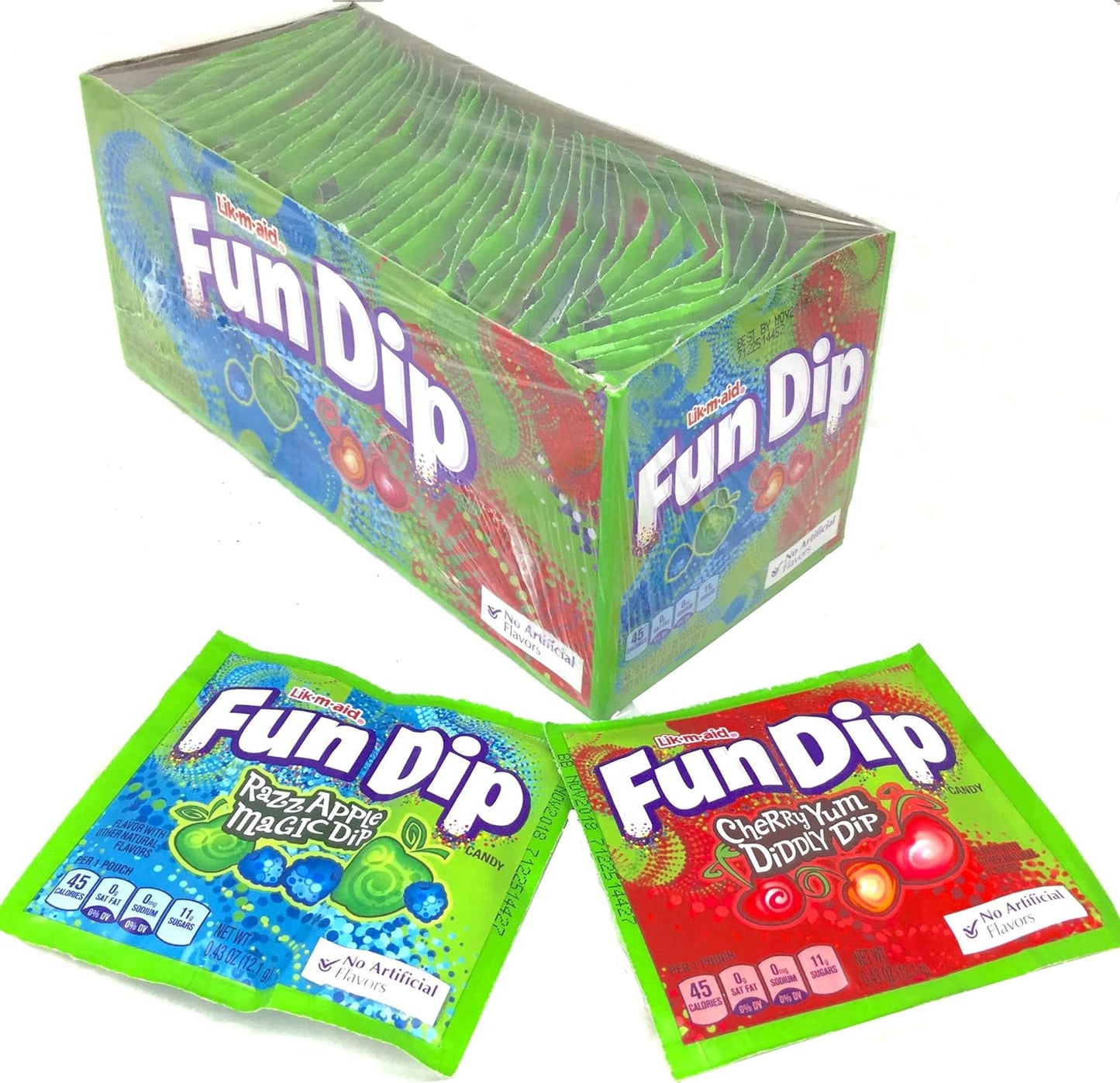 Wonka Fun Dip 48 Count - 2 Flavours - Box