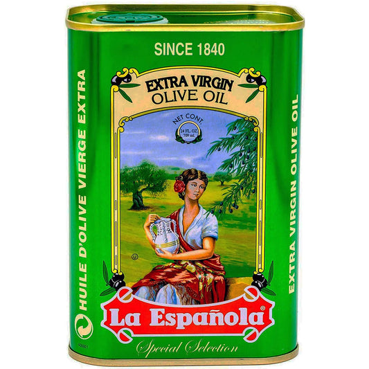 LA ESPAÑOLA First Cold Pressed Extra Virgin Olive Oil EVOO, 24 OZ - Made in Spain - 100%