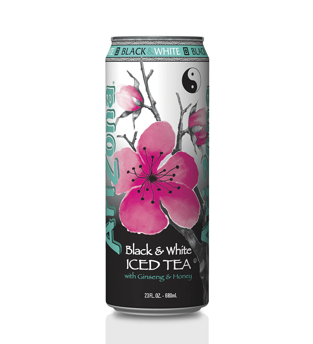 BLACK & WHITE TEA 23OZ BIG AZ CAN™ (CASE OF 12)