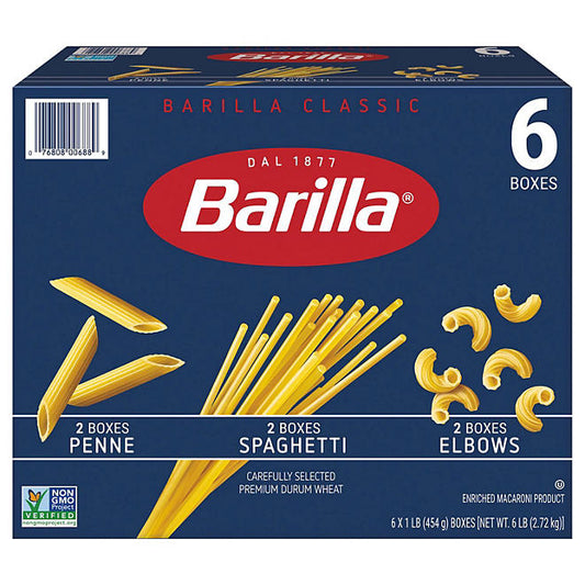Barilla Pasta Variety Pack - 6 pack - 6 Lbs