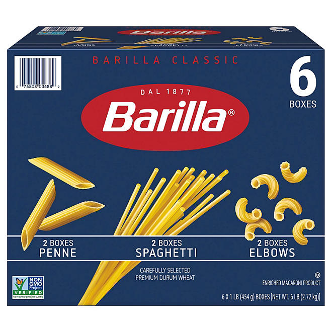 Barilla Pasta Variety Pack - 6 pack - 6 Lbs