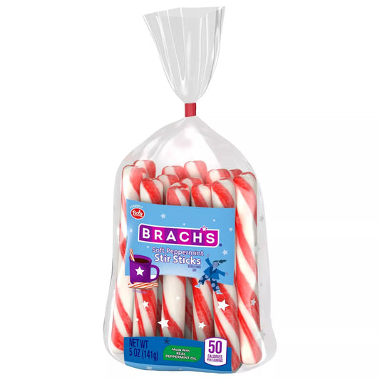 Brach's Sweet Stripes Holiday Peppermint Sticks - 5oz