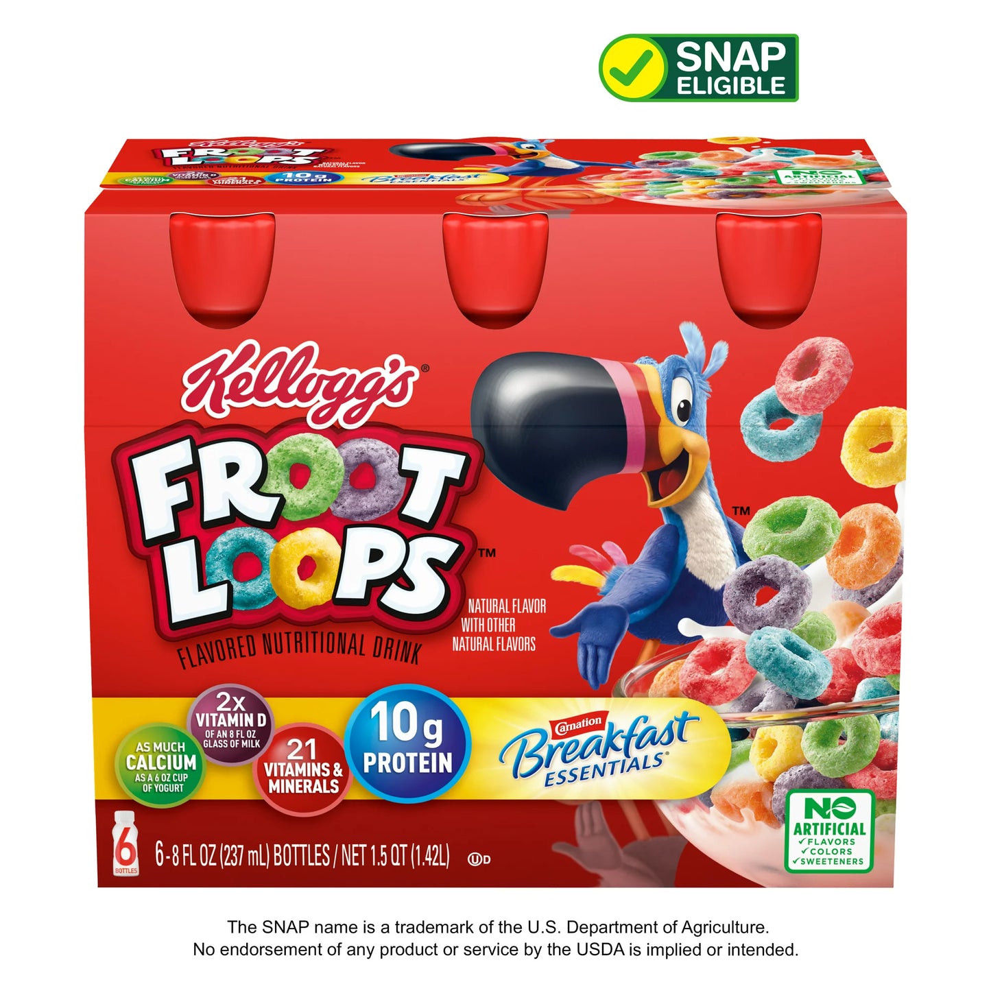 Carnation Breakfast Essentials Kellogg’s Froot Loops Flavored Nutritional Protein Drink