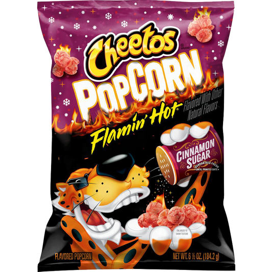 Cheetos® Flamin' Hot® Cinnamon Sugar Flavored Popcorn - Christmas Limited Edition