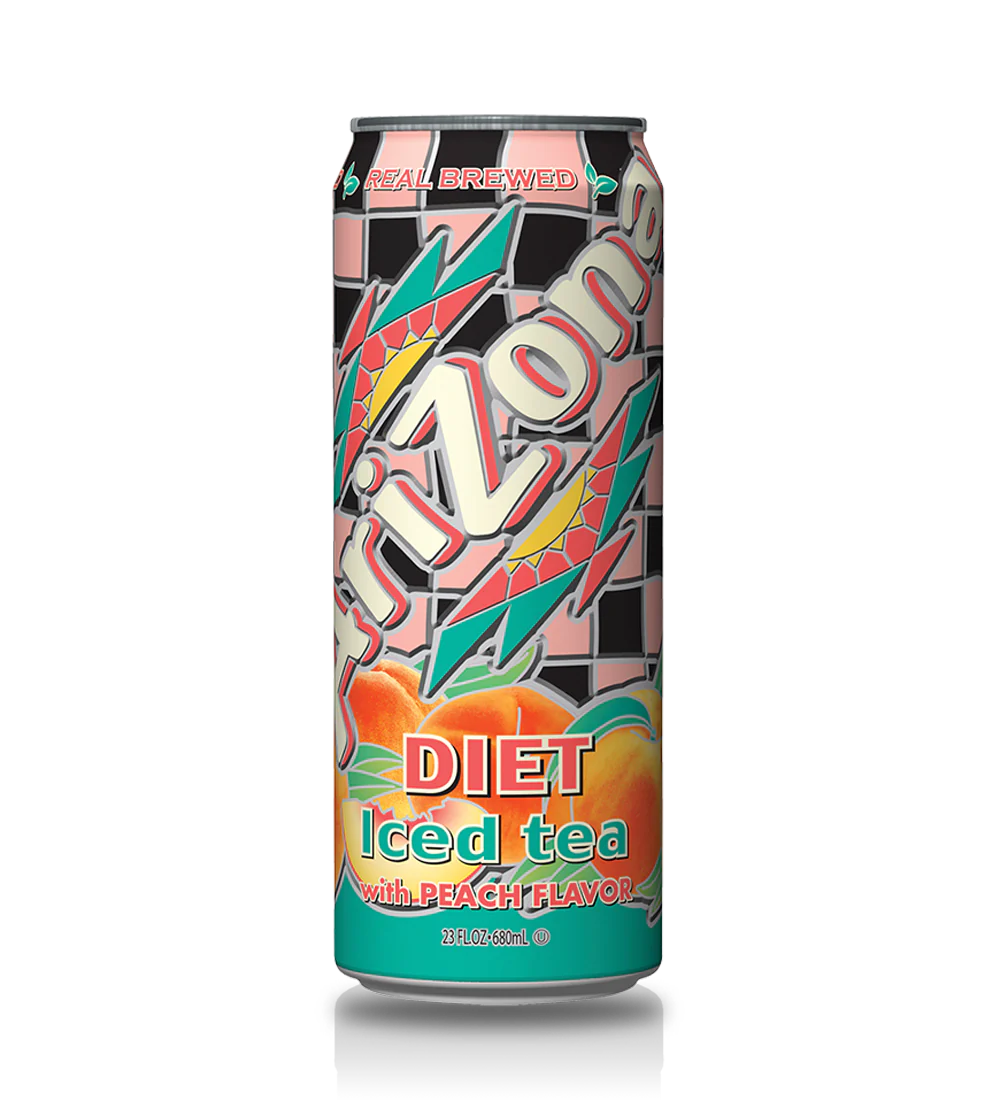 DIET PEACH TEA 23OZ BIG AZ CAN™ (CASE OF 12)