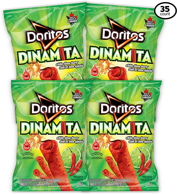 DORITOS Dinamita Chile Lime Burn 80g (Pack Of 35) – Rarecandycanada