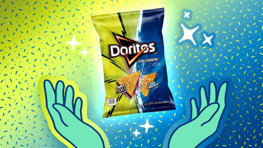 Doritos Collisions Tortilla Chips Cool Ranch and Tangy Pickle (18.375 oz.) LIMITED EDITION