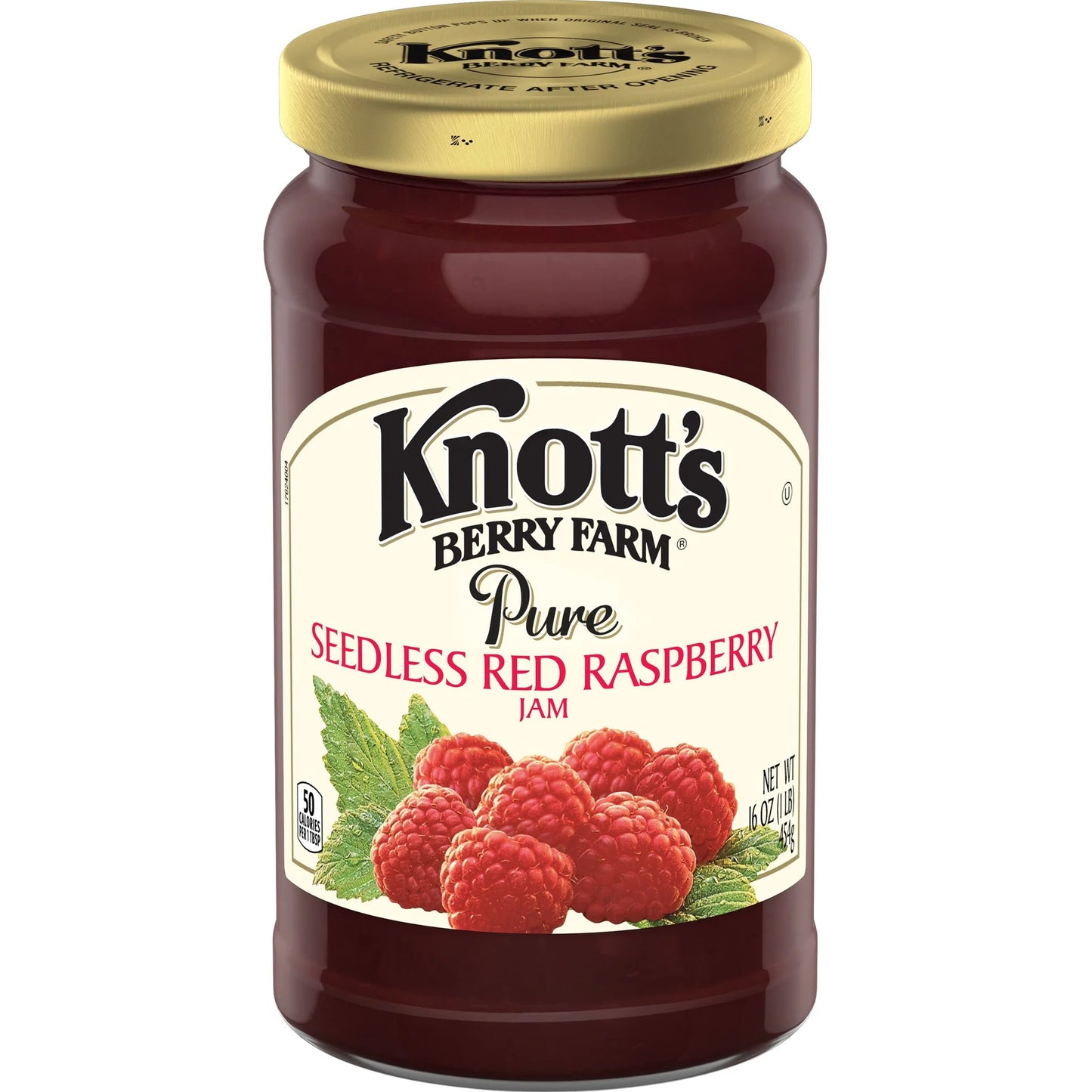 Knott's Berry Farm Pure Seedless Raspberry Jam - 16 Oz